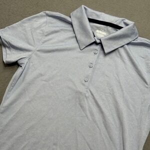Under Armour Polo Shirt Women's XS Light Blue Athletic Short Sleeve Activewear